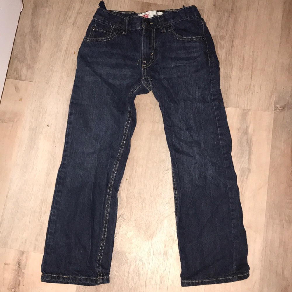 Boys Levi’s 505 Jeans Regular Size 8 W24 x L22 EUC